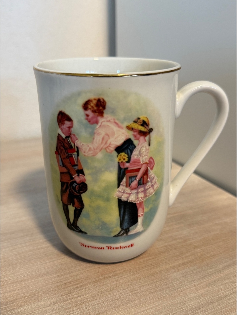 Norman Rockwell Museum "The First Day of School" Ceramic Mug